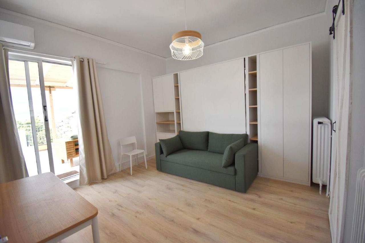 Penthouse Nea Smirni Apartment Athena Bagian luar foto